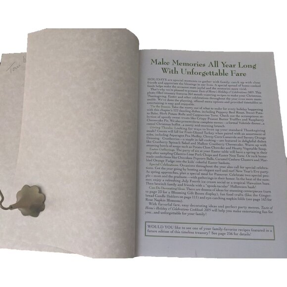 Taste Of Home 2005 Holiday & Celebrations Cookbook Hardcover Christmas Easter + - Picture 4 of 13